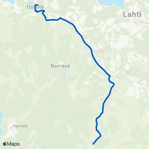 Lahden seudun liikenne Salpakangas - Miekkiö map