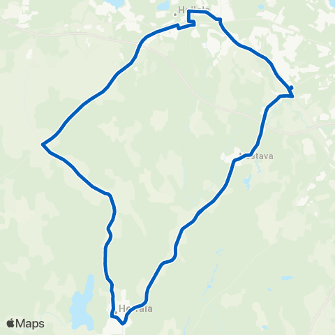 Lahden seudun liikenne Metsä-Pietilä - Herrala map