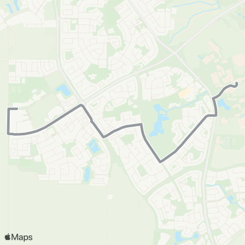 Lethbridge Transit McGill Blvd. map