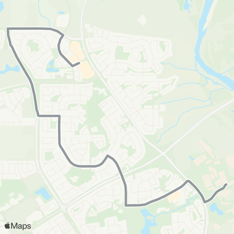 Lethbridge Transit Red Crow Blvd. map