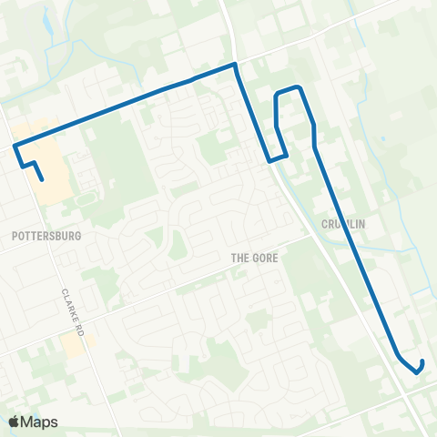 London Transit Argyle Mall to Neptune Crescent map