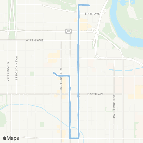 LTD Downtown Loop map