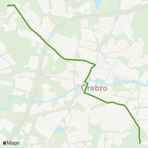 Länstrafiken Örebro  map
