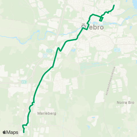 Länstrafiken Örebro  map