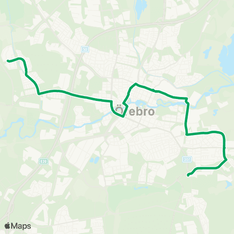 Länstrafiken Örebro  map