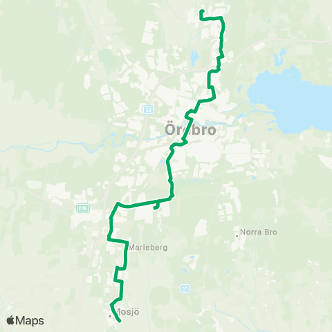 Länstrafiken Örebro  map