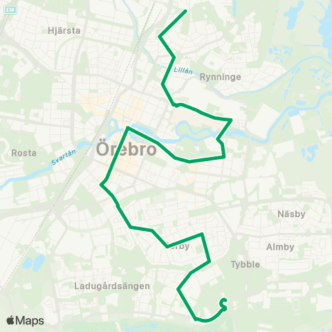 Länstrafiken Örebro  map