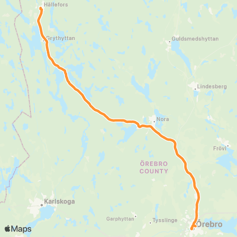 Länstrafiken Örebro  map