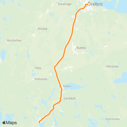 Länstrafiken Örebro  map