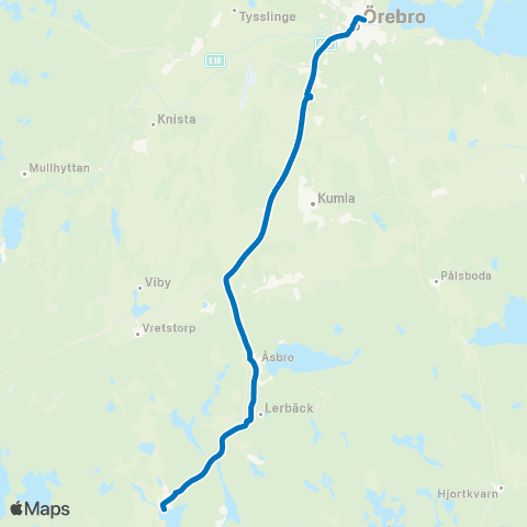 Länstrafiken Örebro  map