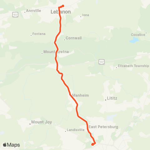 Lebanon Transit Park City Mall map