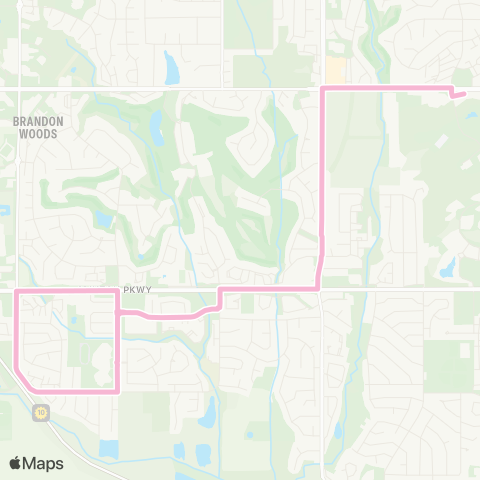Lawrence Transit Central Station-27th / Wakarusa map