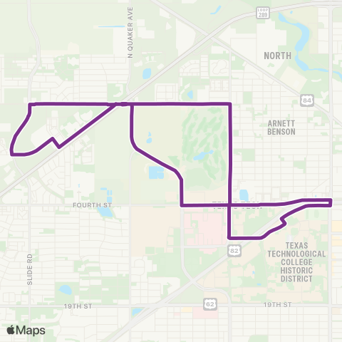 Citibus Northwest map