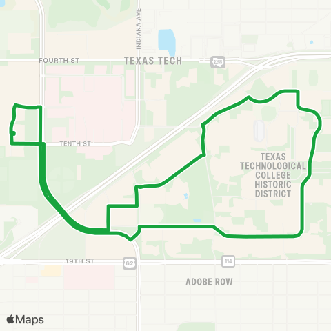 Citibus Double T map