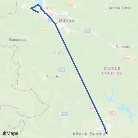 La Unión Margen Izda-Bilbao-Vitoria / Gasteiz map