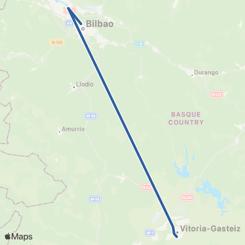 La Unión Margen Dcha-Bilbao-Vitoria / Gasteiz map