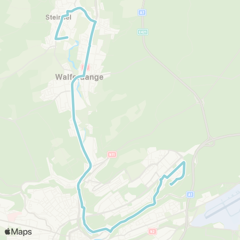 Ville de Luxembourg  map