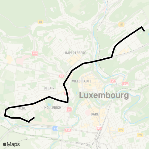 Lignes Scolaires AVL  map