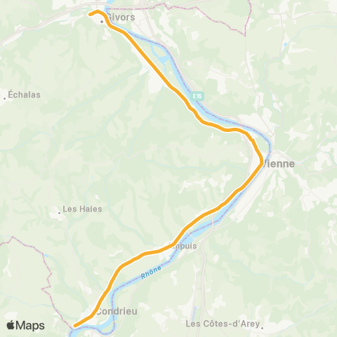 L'va Gare de Givors Ville - La Maladière map