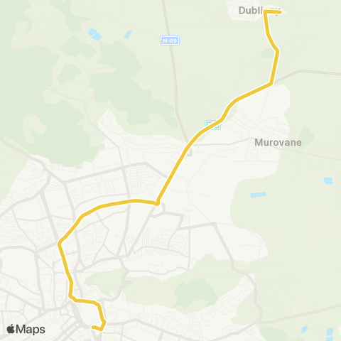 Lviv Bus М. Дубляни - пл. Галицька map