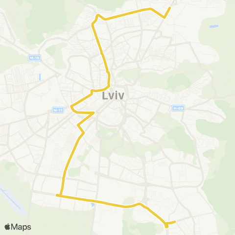 Marshrutka Вул. Сихівська - Галицьке перехрестя map