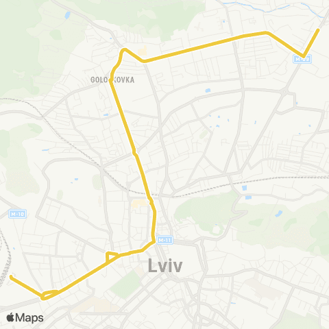 Marshrutka Залізничний вокзал - Галицьке перехрестя map