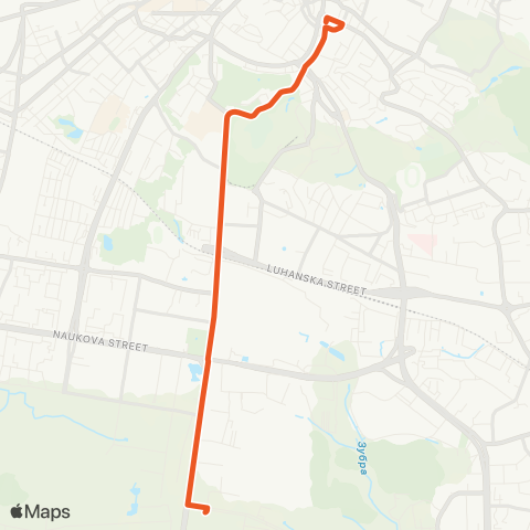 Lvivelectrotrans Автовокзал - вул. Шота Руставелі map