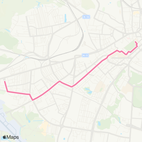 Lvivelectrotrans Університет - вул. Любінська - вул. Ряшівська map