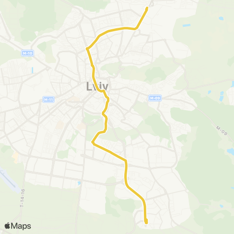 Lviv Bus Санта-Барбара - Галицьке перехрестя map