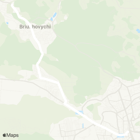 Lviv Bus Смт. Брюховичі - Тц Магнус map