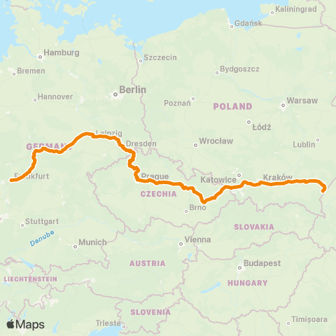 Leo Express Leo Express map