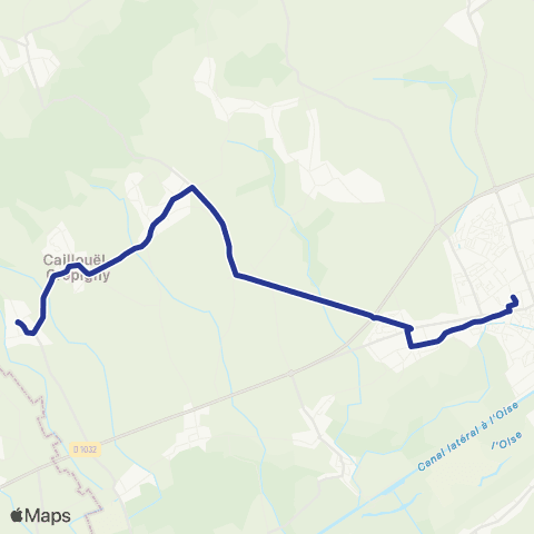 Lyneo - Scolaire Caillouël-Crépigny - Béthancourt-en-Vaux - Neuflieux - Chauny map