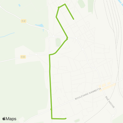 Lyneo - Scolaire Tergnier Paul Caille - J. Curie map