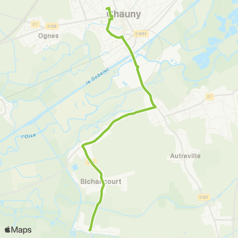 Lyneo - Scolaire Bichancourt - Autreville - Sinceny - Chauny map