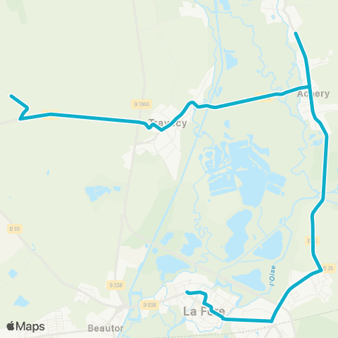 Lyneo - Scolaire Travecy - Mayot - Achery - Danizy - La Fère map