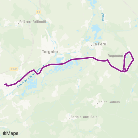 Lyneo - Scolaire Fressancourt - Rogecourt - Versigny - Charmes - Chauny map