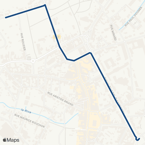 Lyneo - Scolaire Navette Chauny Gare map