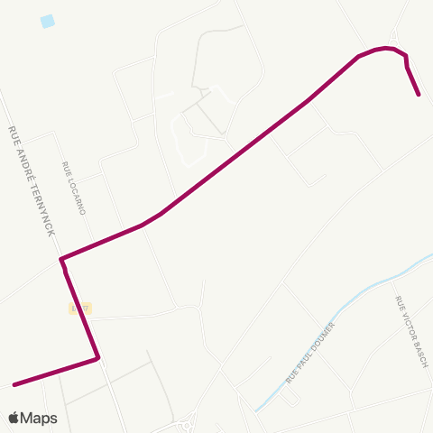 Lyneo - Scolaire Navette Jacques Cartier map