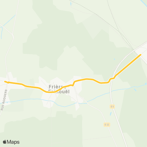 Lyneo - Scolaire RPI Abricot : Frières-Faillouël - Mennessis map
