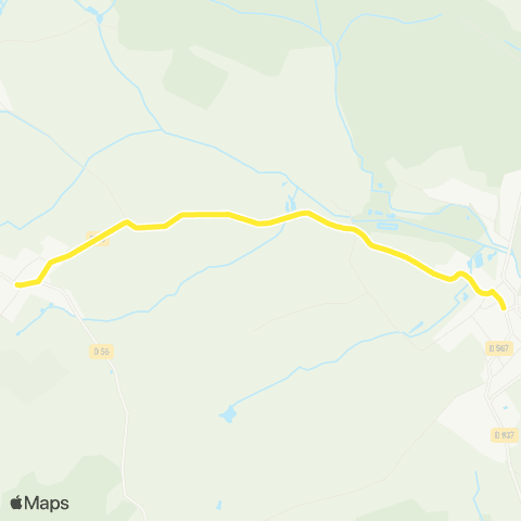 Lyneo - Scolaire RPI Banane : Ugny-le-Gay - Villequier-Aumont map