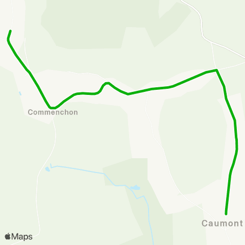 Lyneo - Scolaire RPI Kiwi : Commenchon - Caumont map
