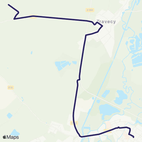 Lyneo - Scolaire RPI Myrtille : Travecy - La Fère map