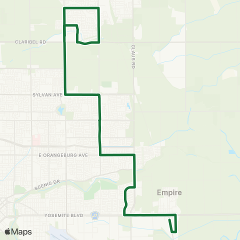 The S Downtown - Sylvan map