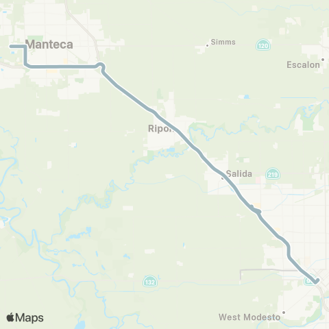 The S ACE Express map