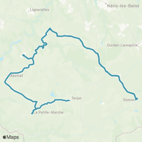 Maelis - Scolaire Écoles de St-Genest, Arpheuilles-St-Priest et Ronnet map