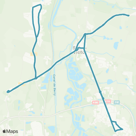 Maelis - Scolaire École de Saint-Victor map