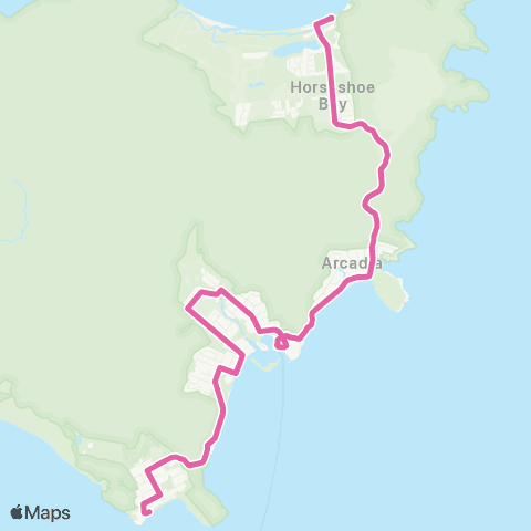 Translink Magnetic Island Magnetic Island - Picnic Bay - Horshoe Bay map