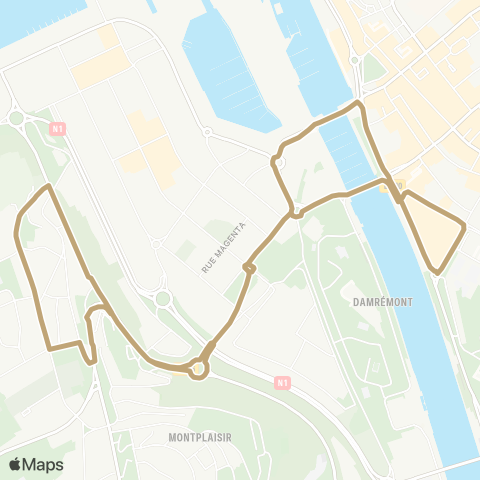 Marinéo Service à la Demande Henriville : Le Portel - Boulogne-s/-Mer map