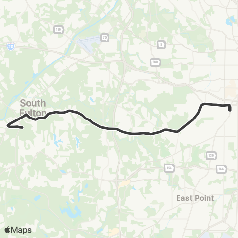 MARTA Cascade Road map