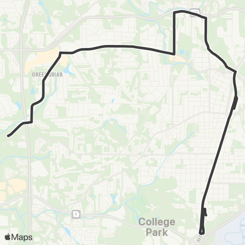 MARTA Headland Drive / Main Street map